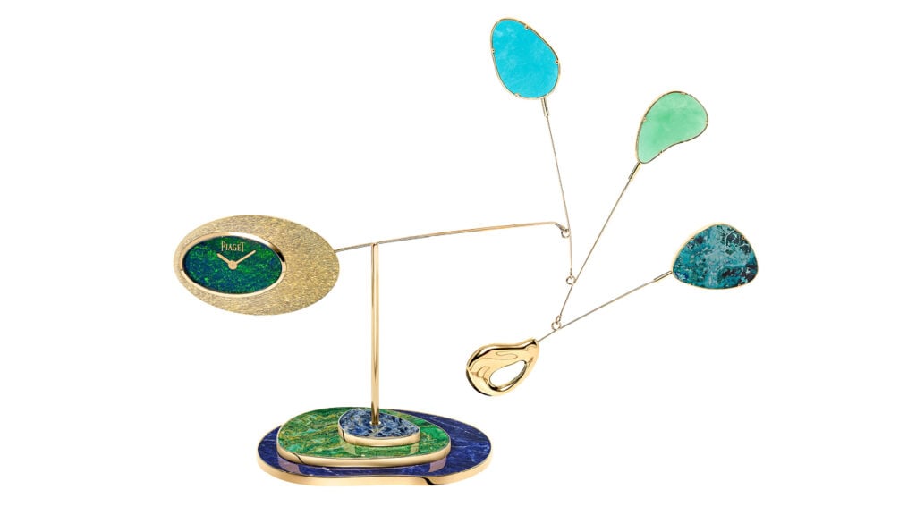 Mobile table clock created in collaboration with sculptor Alex Palenski image