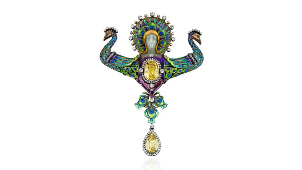 Boucheron Juno pendant circa 1900 at Bonhams image