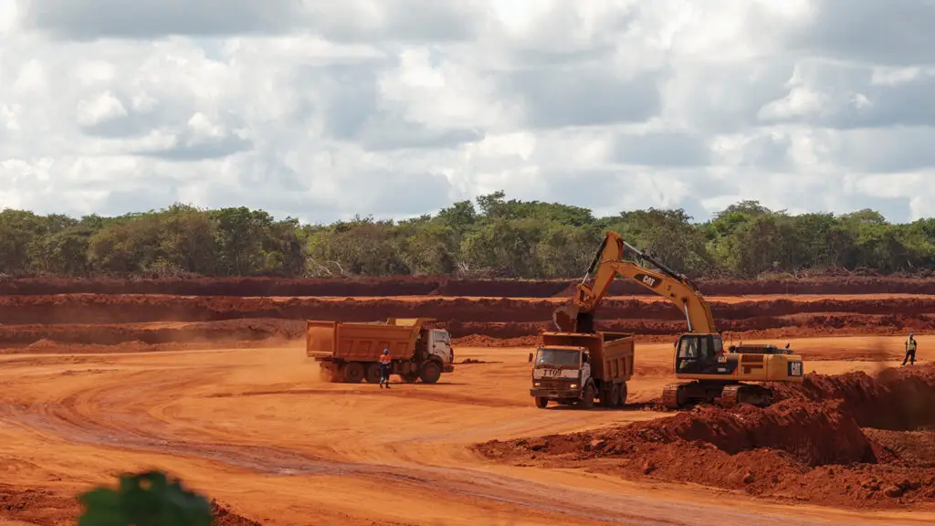 Image of Gemfields’ Montepuez ruby mine in Mozambique