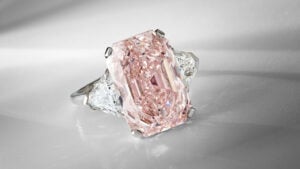 The David Morris 14.63-carat diamond ring. at Christie's image