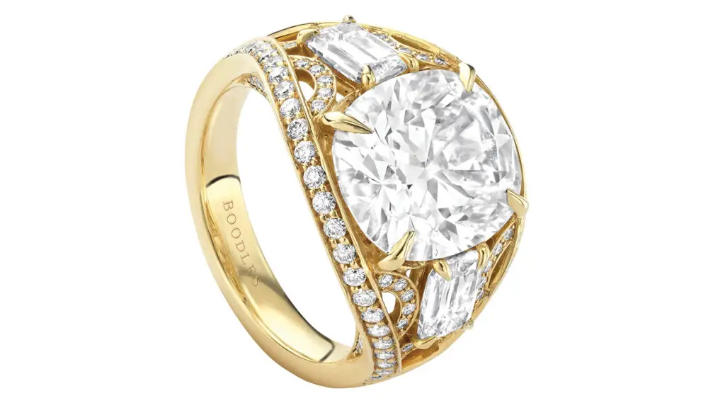 Boodles Peace of Mined ring from the Gahcho Kue mine in Canada image