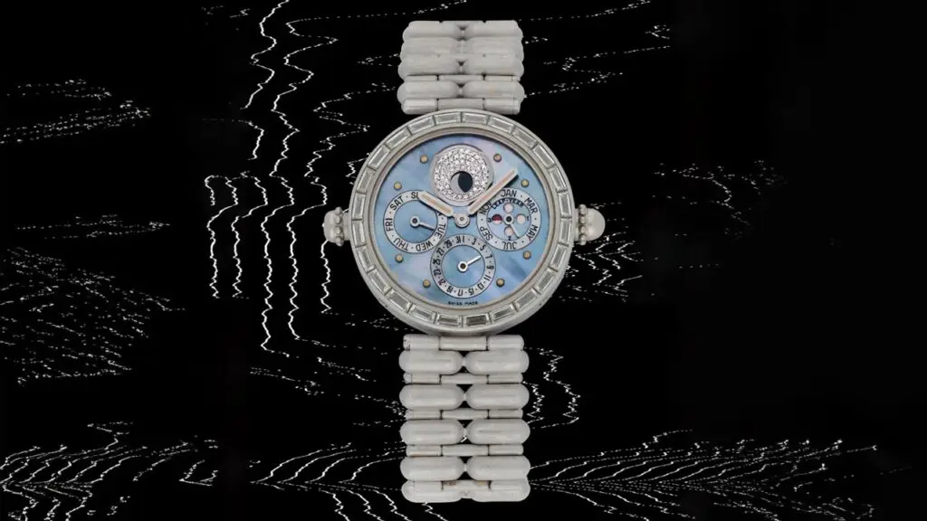 Gérald Genta watch, 40 baguette diamonds at Sotheby's image