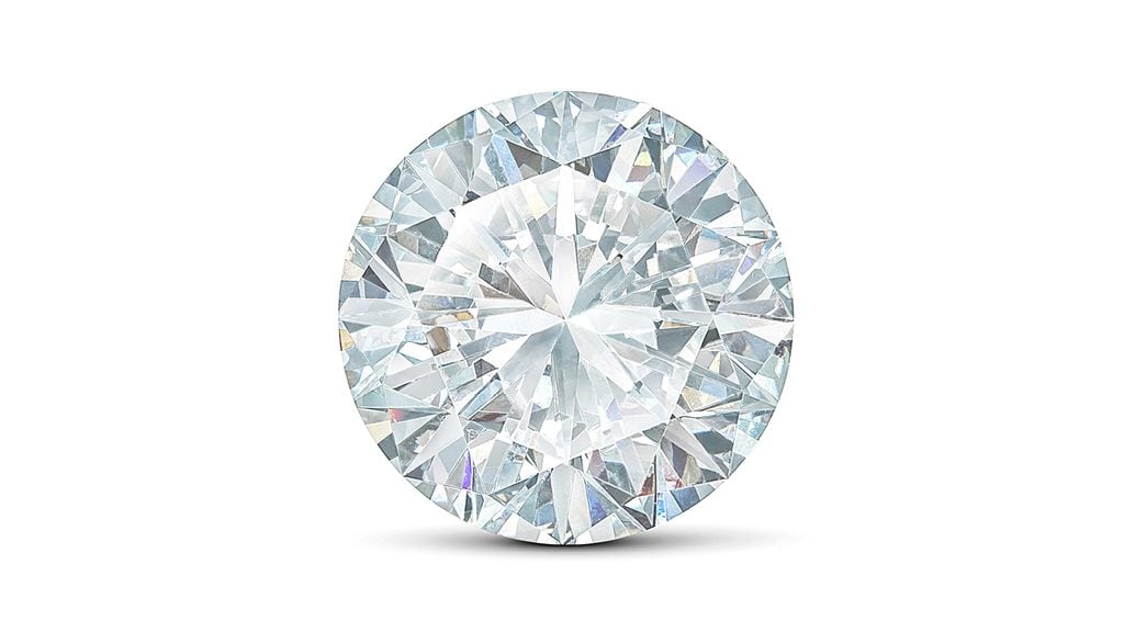 An unmounted brilliant-cut, 5.13-carat, F-color, VVS2 diamond at Sotheby's image