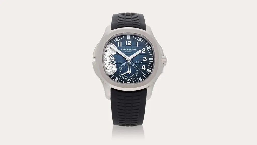 Patek Philippe white gold automatic wristwatch at Sotheby's image