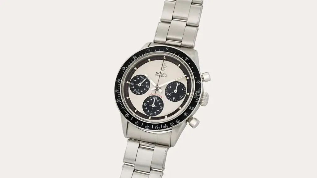 Rolex Daytona Paul Newman stainless steel wristwatch at Sotheby's image