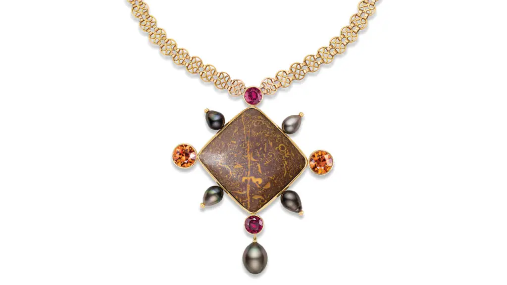 Rebecca Rau jasper necklace image