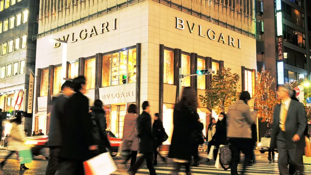 A Bulgari store in Japan image