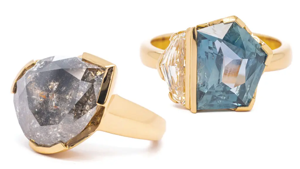 One-of-a-kind engagement rings from Rebecca Overmann image
