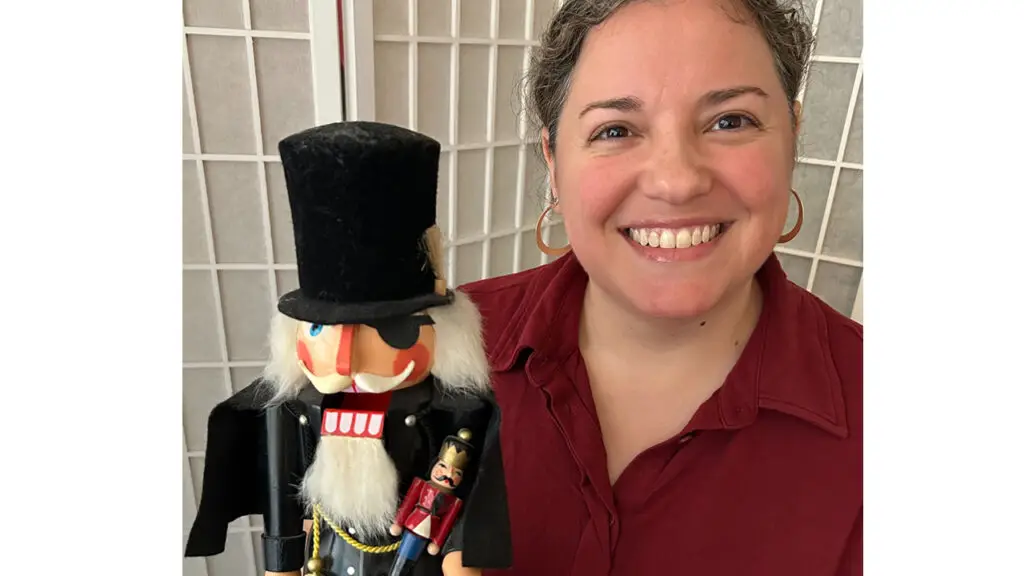 Sara Yood and Nutcracker portrait image