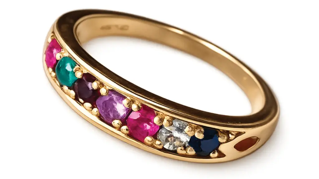 A Victorian acrostic ring image