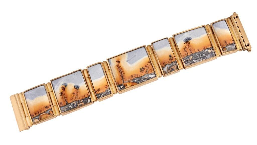 Sunset bracelet from Daria de Koning in 18-karat gold with maligano jasper image