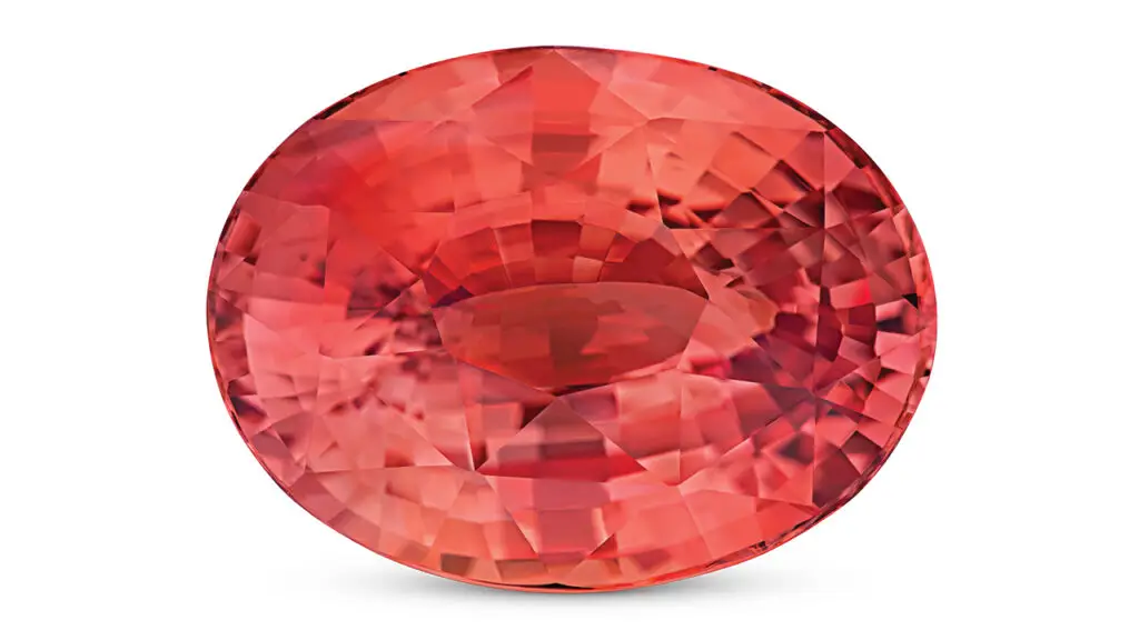 The Phoenix, a 26.65-carat padparadscha sapphire from A. Kleiman & Co. image