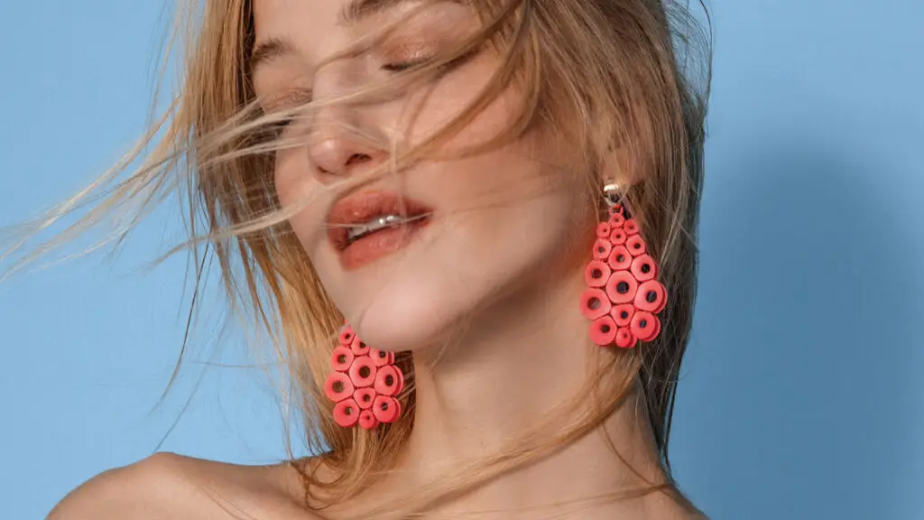 Earrings from Boltenstern’s polyamide-based Fabnora line image