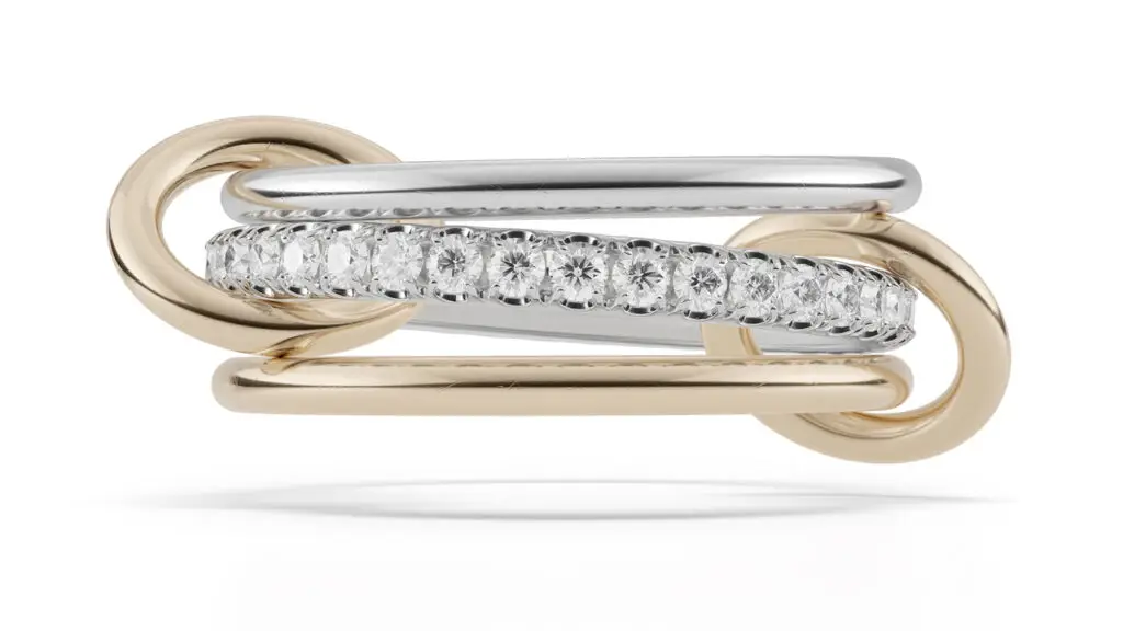 Spinelli Kilcollin Tigris ring in sterling silver and 18-karat gold with diamonds image