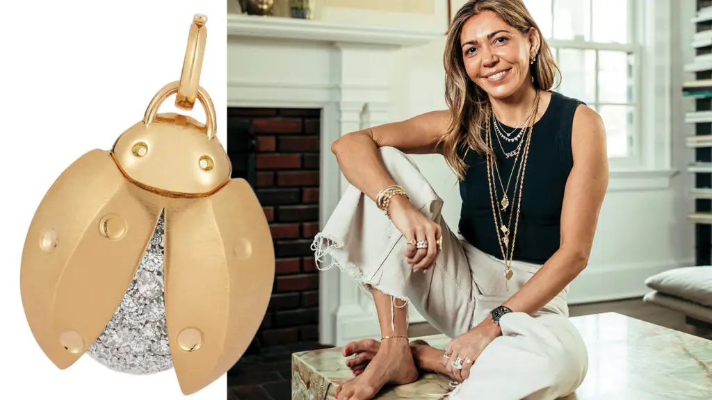 Designer Jade Trau with her Ladybug charm image