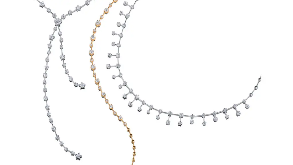 A selection of diamond necklaces by Kwiat image