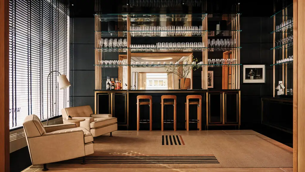 The bar area in The 1916 Company’s New York store image