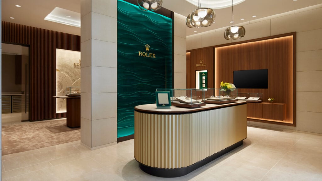Dedicated Rolex boutique inside the store image