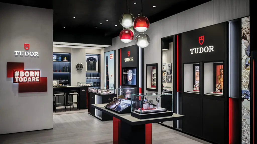 Tudor watches on display at Hyde Park Jewelers in Denver, Colorado image