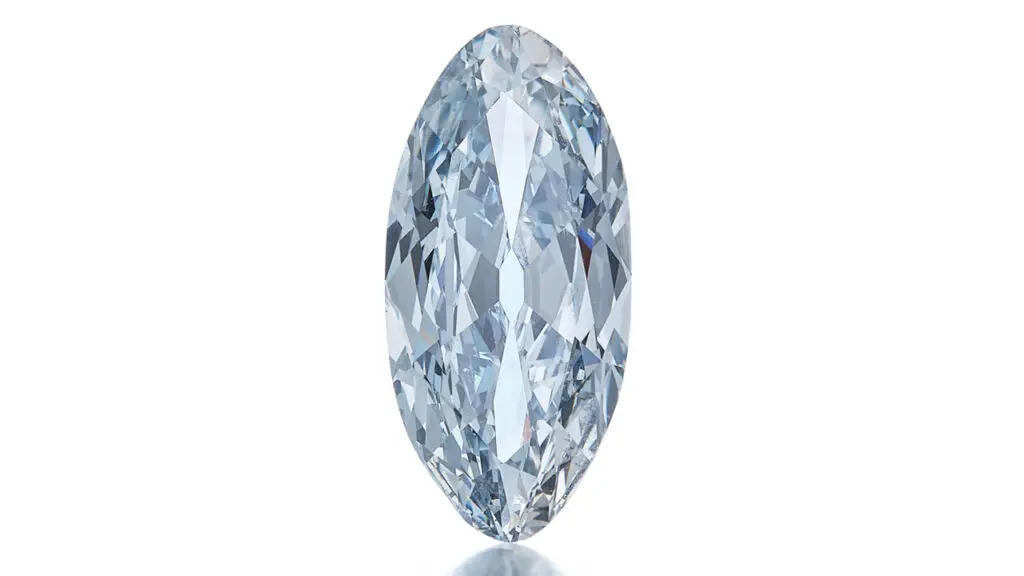 Grey-blue unmounted diamond from Sotheby's image