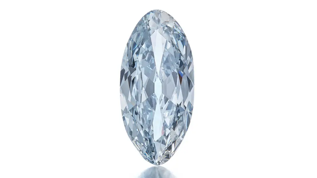 Marquise-shaped diamond at Sotheby's image