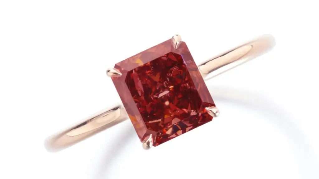 Red clarity diamond at Sotheby's ring image