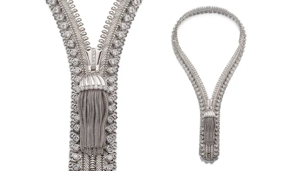 Van Cleef & Arpels Zip necklace, covered in brilliant-cut diamonds, image