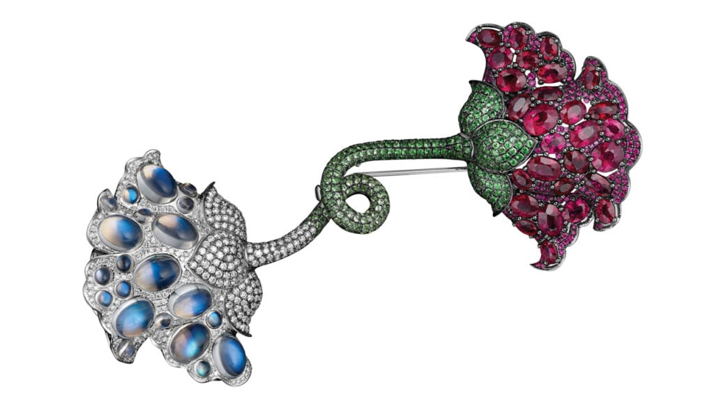 Poppies in Love brooch by Fei Liu image