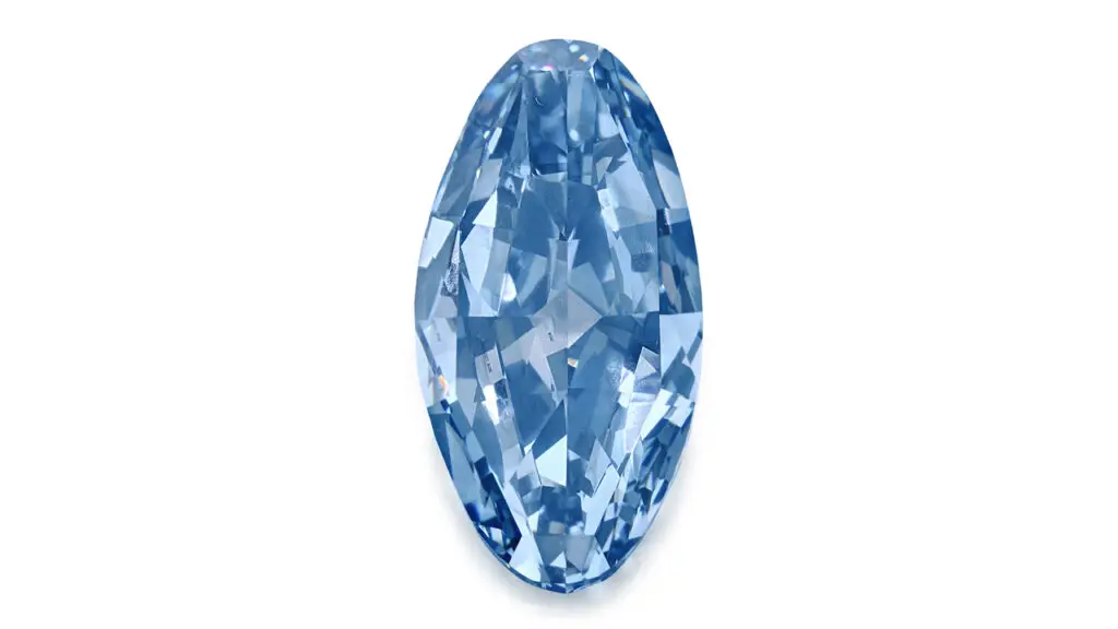 An unmounted fancy vivid blue diamond image