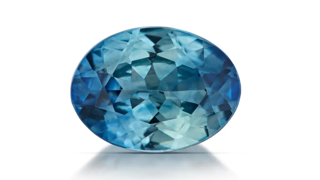 A teal sapphire image