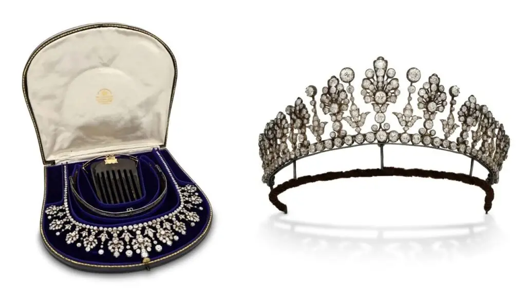 A convertible diamond tiara from Hancocks London, the subject of Dhatt’s most popular video to date image