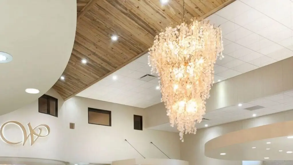 A massive chandelier is a focal point at Williams Jewelers in Englewood, Colorado image