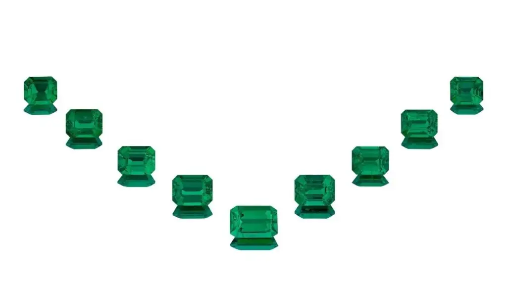 A suite of no-oil emeralds image