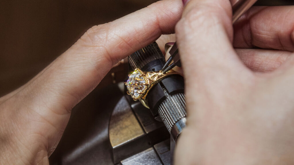 The making of a ring at Kindred Lubeck's studio image