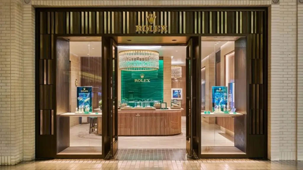 The store’s Rolex boutique image