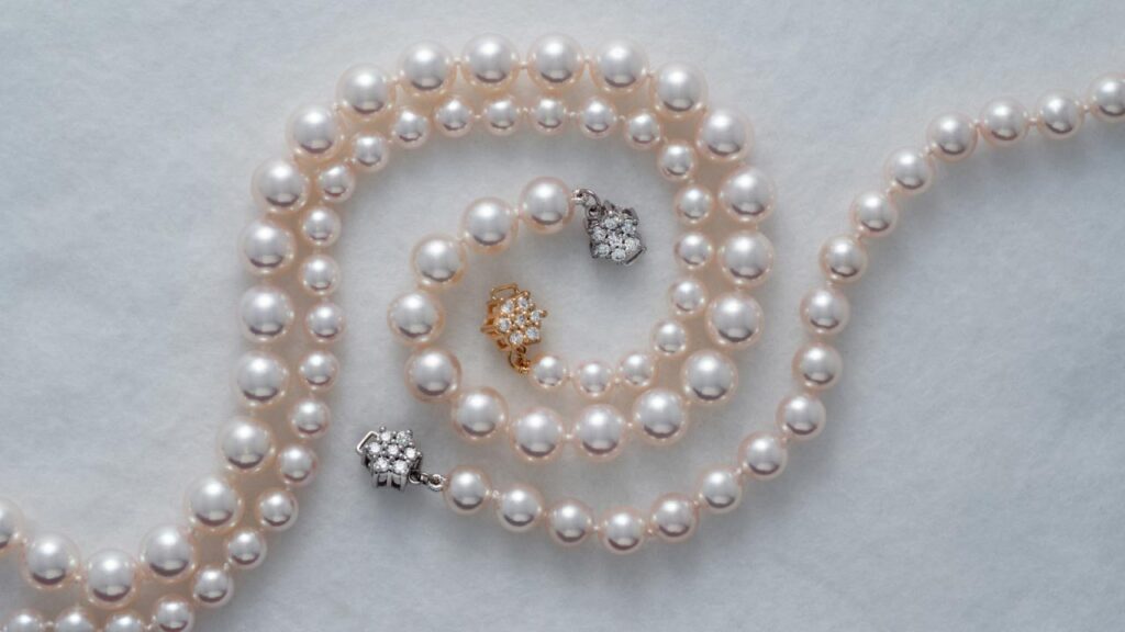 A strand of akoya pearls image