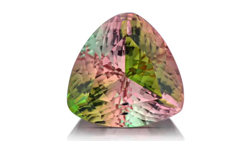A parti-color tourmaline image