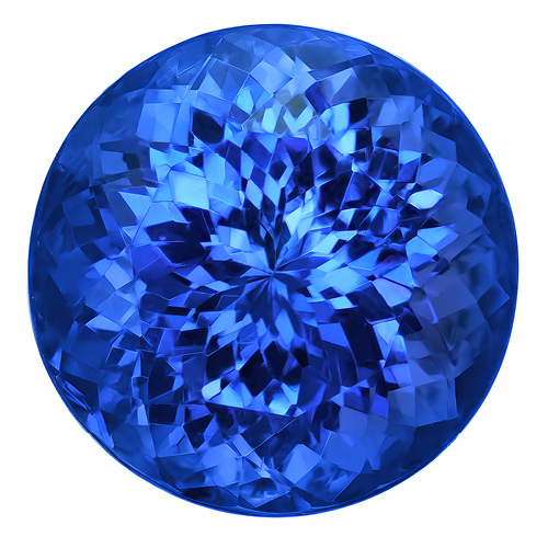 Round tanzanite. (Royal Touch)