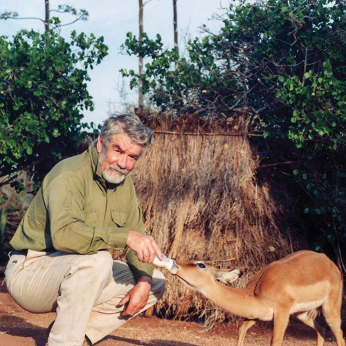 Gemologist Campbell Bridges at Scorpion Camp, Kenya image