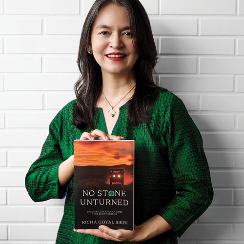 Richa Goyal Sikri with book image