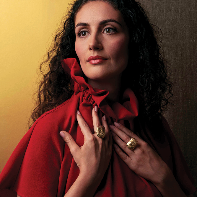 Minerva and Juno rings, Goddess collection image