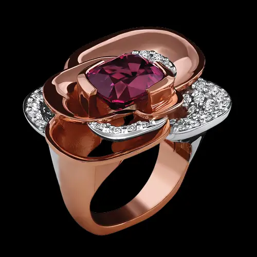 Adam Neeley garnet ring image