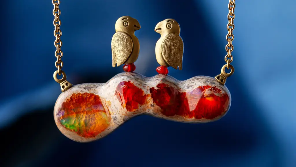 An Alex Šepkus necklace with fire opals image