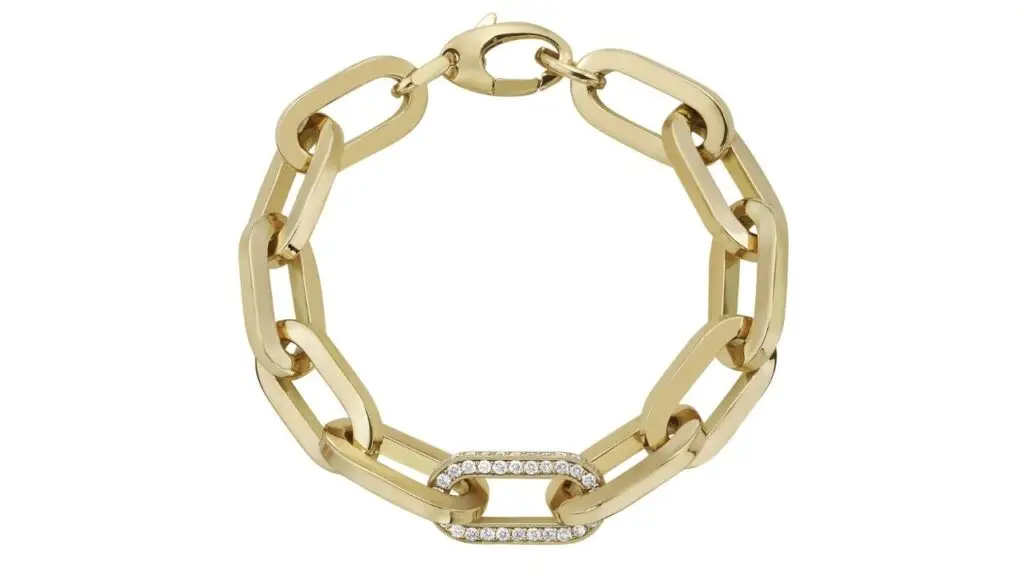 Lionheart gold and diamond bracelet image