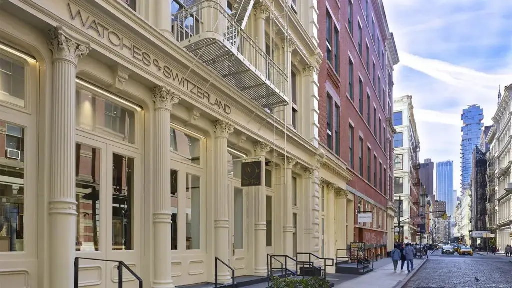 A Watches of Switzerland store in SoHo, New York image