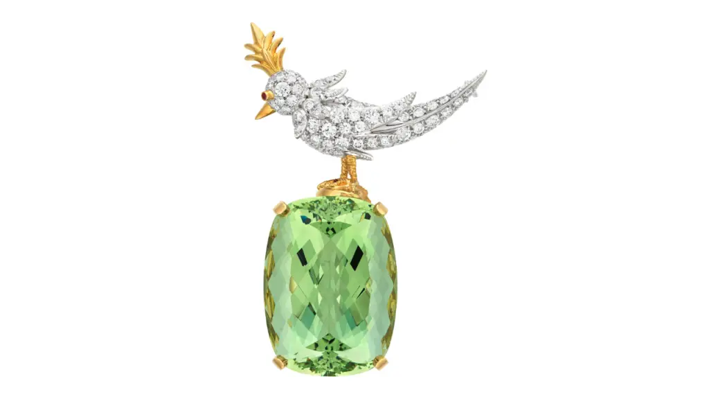 A Tiffany & Co. Bird on a Rock brooch at Christie’s image