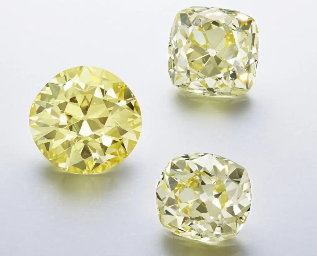 old-cut yellow diamonds image