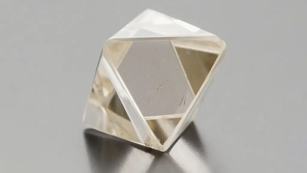 The 6.87-carat lab-grown diamond examined by GIA image