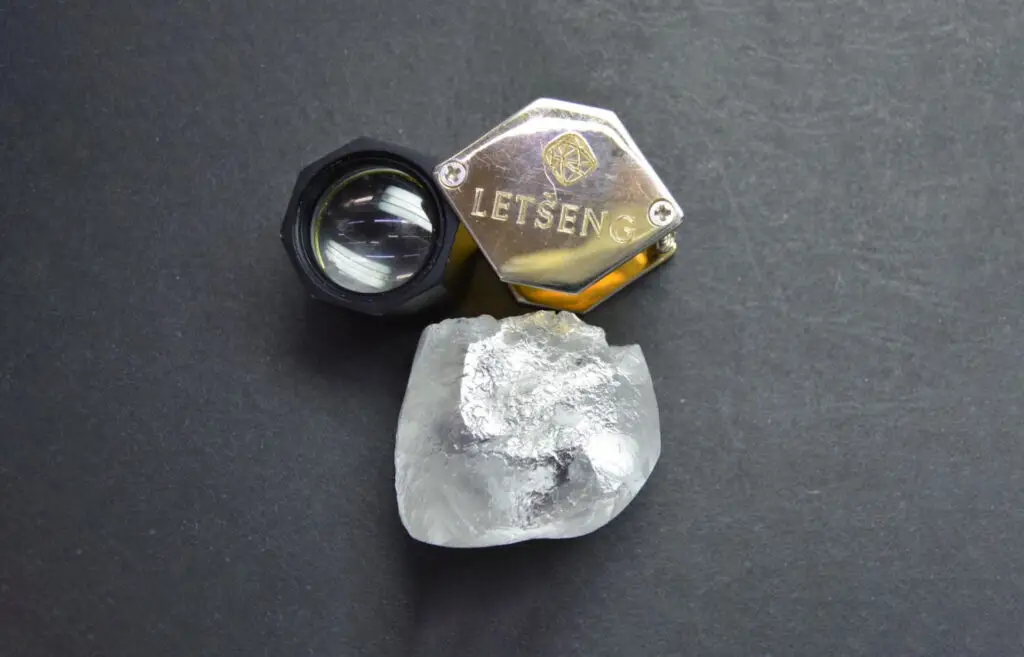 295-carat rough diamond from Gem Diamonds unearthed at its Letšeng mine in Lesotho image
