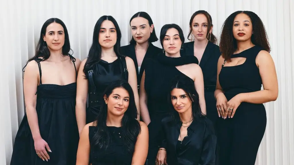 The cast of Shahla Karimi’s Diamond Divas series poses together image